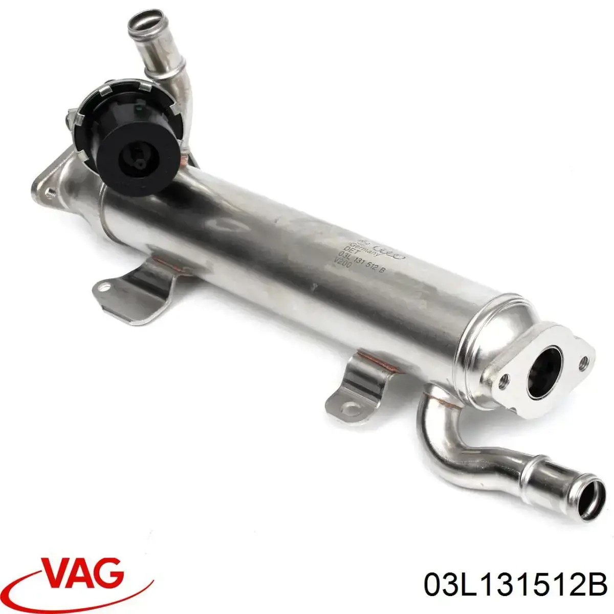 Enfriador de recirculación de gases de escape EGR 03L131512B VAG