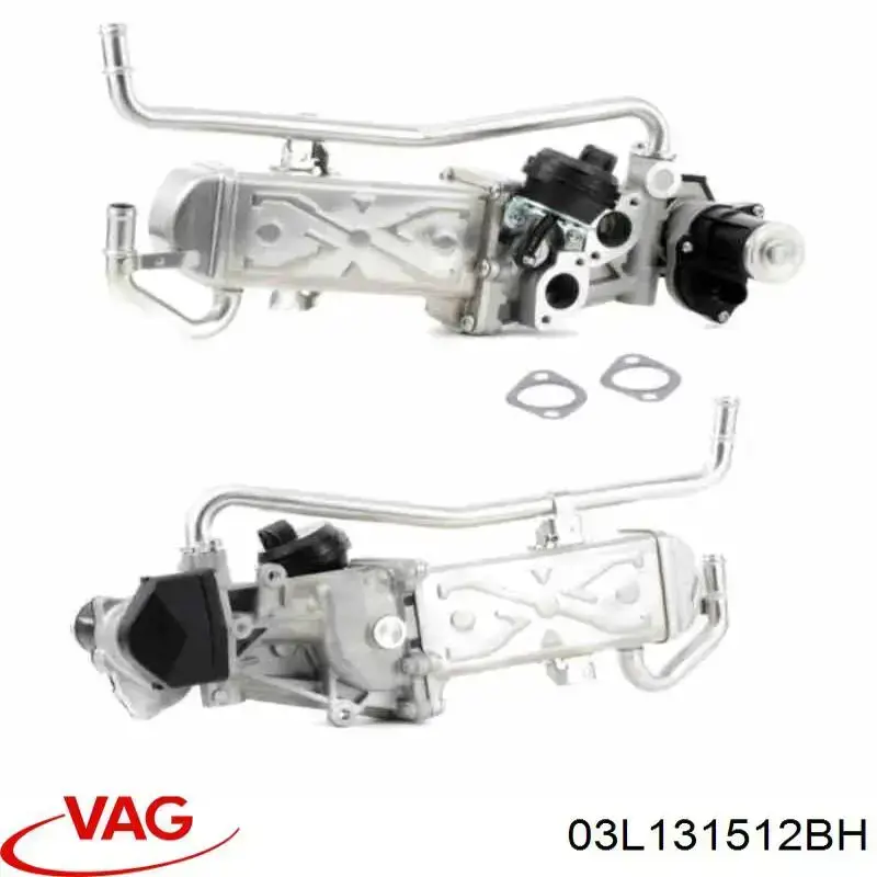 Comprar 03L131512BH VAG Enfriador de recirculación de gases de escape EGR