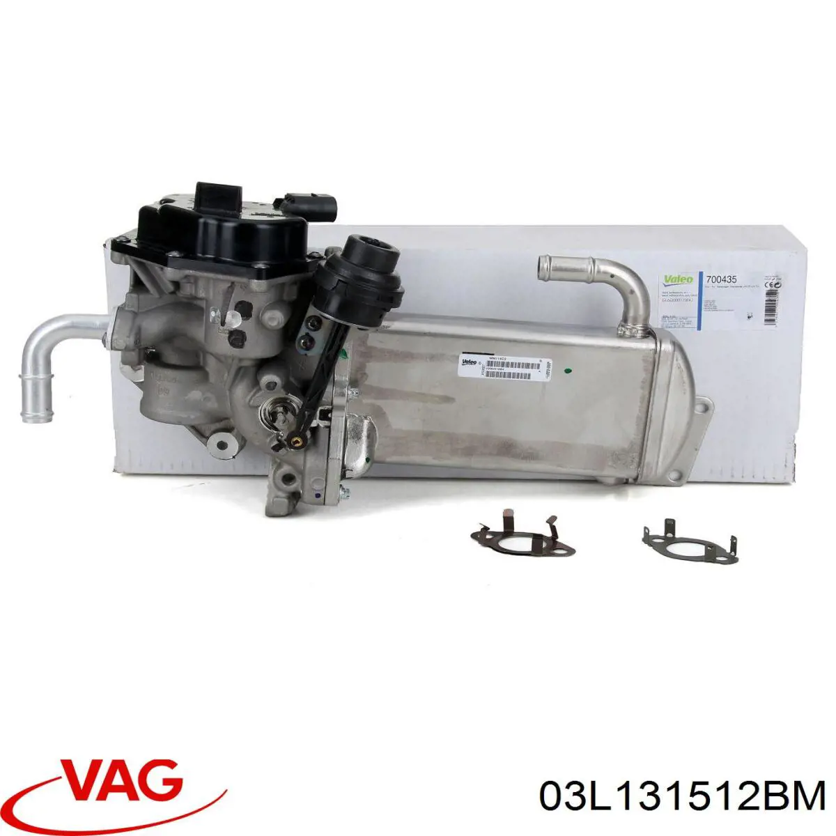 Enfriador de recirculación de gases de escape EGR 03L131512BM VAG
