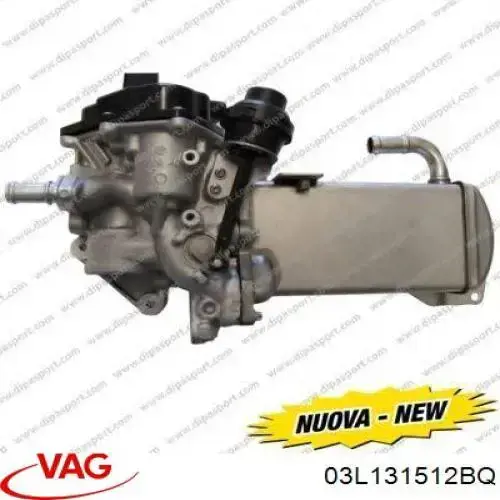 Comprar 03L131512BQ VAG Enfriador de recirculación de gases de escape EGR