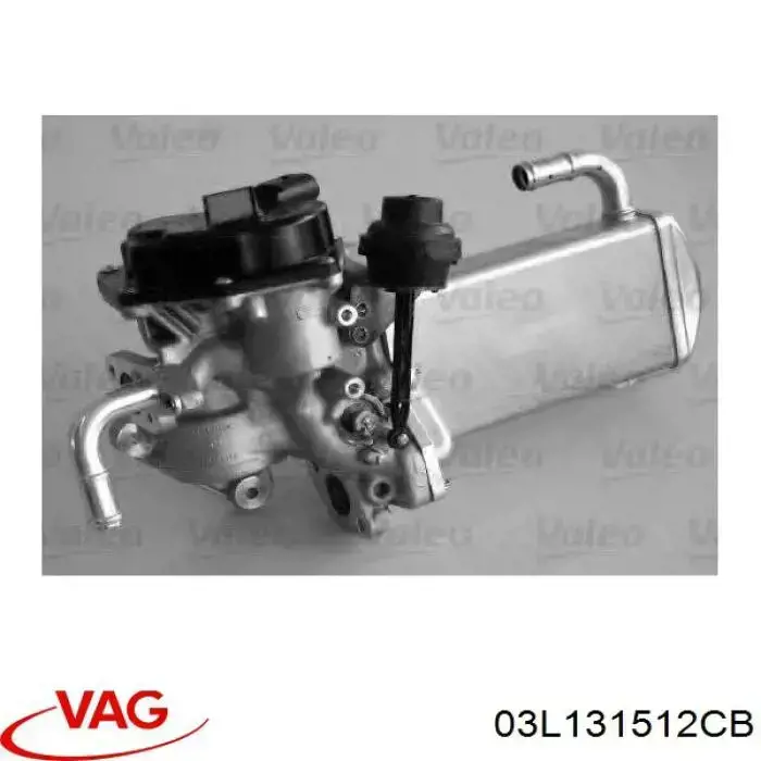 Comprar 03L131512CB VAG Enfriador de recirculación de gases de escape EGR