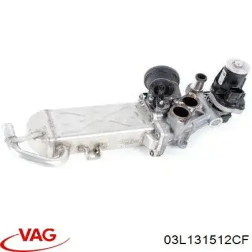 Enfriador de recirculación de gases de escape EGR VAG 03L131512CF
