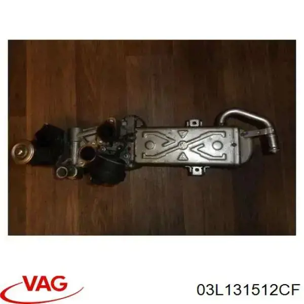 Enfriador de recirculación de gases de escape EGR 03L131512CF VAG