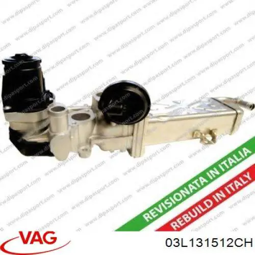 Enfriador de recirculación de gases de escape EGR VAG 03L131512CH precio, desde 131,07 EUR