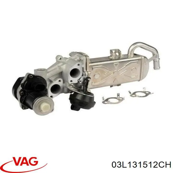 Enfriador de recirculación de gases de escape EGR 03L131512CH VAG