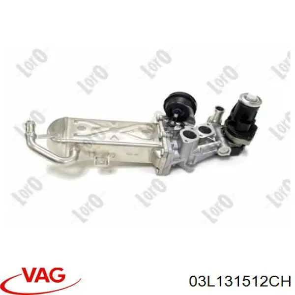 03L131512CH VAG Enfriador de recirculación de gases de escape EGR
