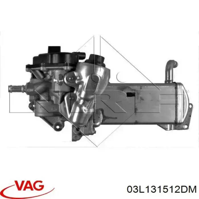 Enfriador de recirculación de gases de escape EGR VAG 03L131512DM precio, desde 257,89 EUR