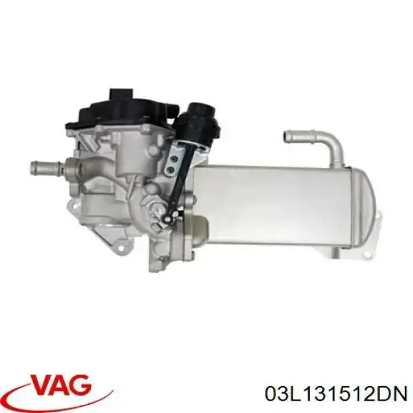 Enfriador de recirculación de gases de escape EGR 03L131512DN VAG