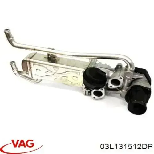 Enfriador de recirculación de gases de escape EGR 03L131512DP VAG