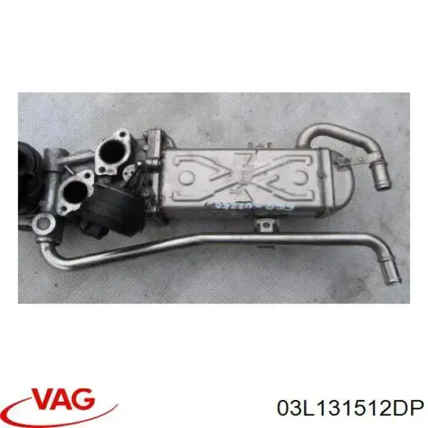 Enfriador de recirculación de gases de escape EGR VAG 03L131512DP