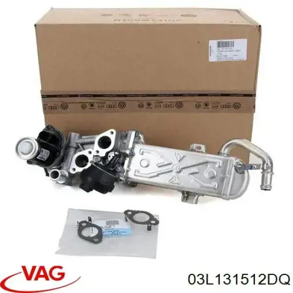 Enfriador de recirculación de gases de escape EGR 03L131512DQ VAG