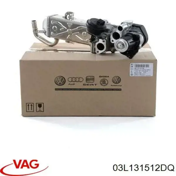 Comprar 03L131512DQ VAG Enfriador de recirculación de gases de escape EGR