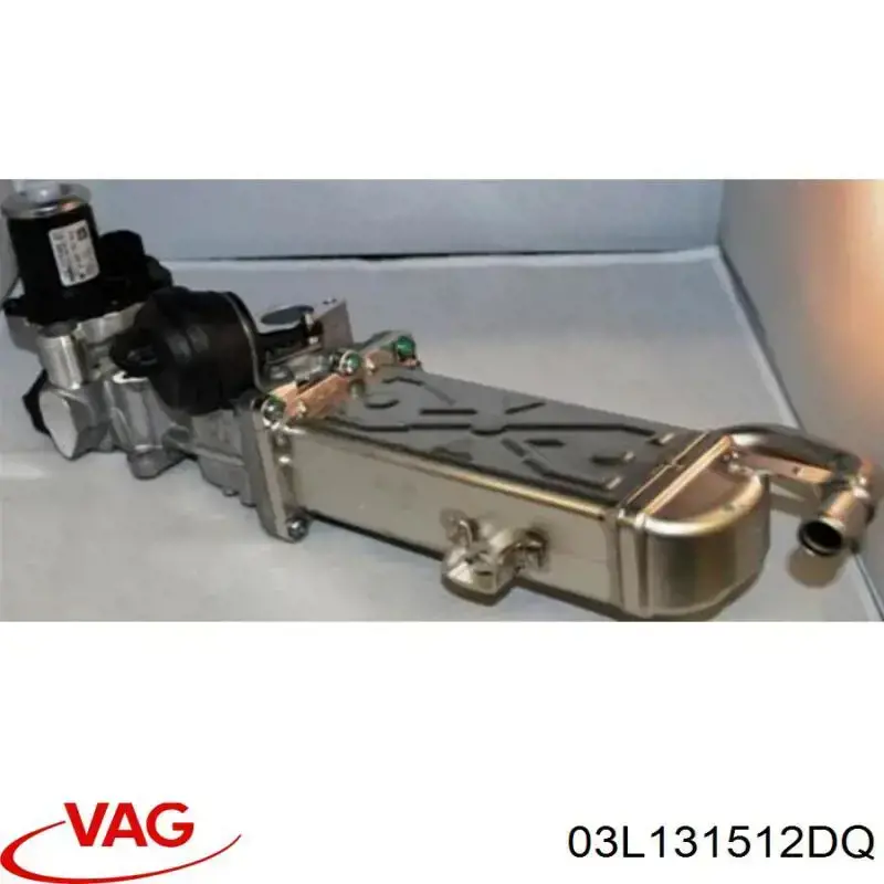 Enfriador de recirculación de gases de escape EGR 03L131512DQ VAG