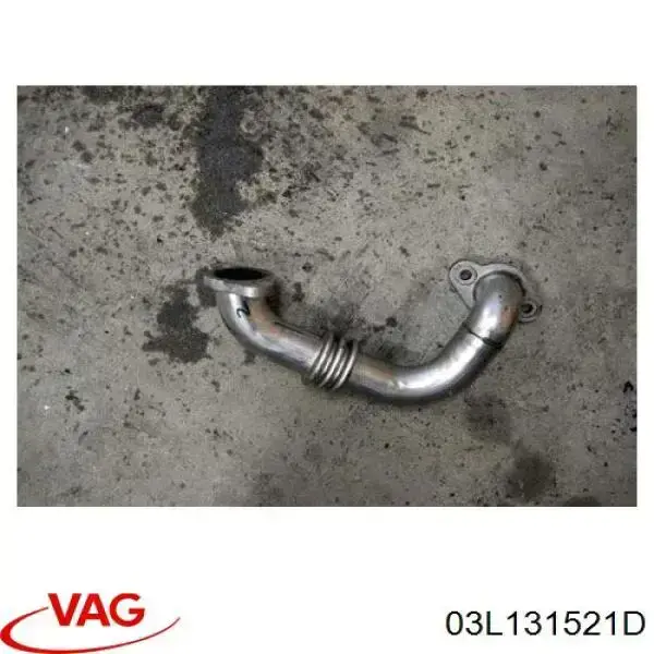 Tubo del sistema de recirculación de gases de escape EGR VAG 03L131521D