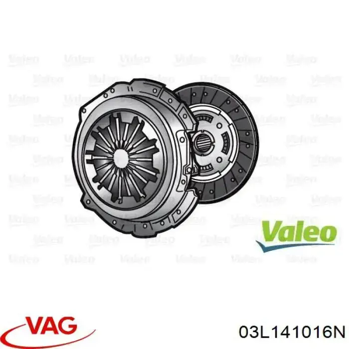 Mecanismo de embrague VAG 03L141016N precio, desde 213,44 EUR