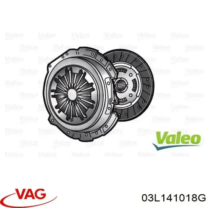 03L141018G VAG embrague