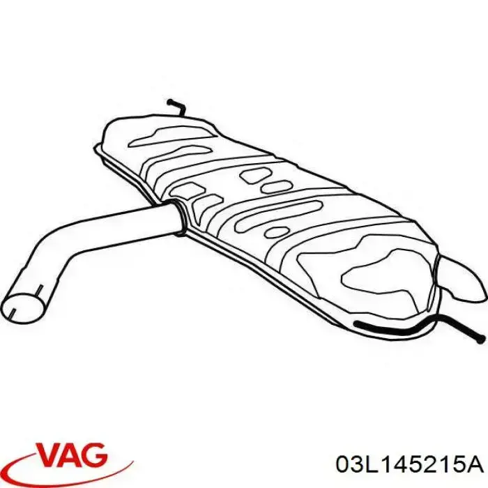 03L145215A VAG Junta de la bomba de vacío