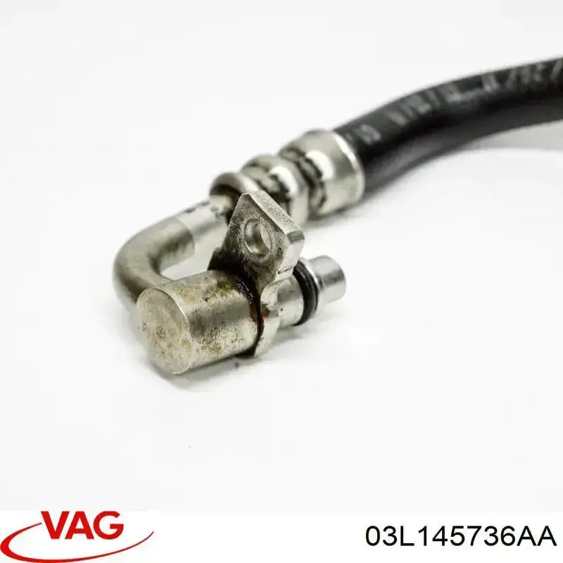 Tubo de drenaje de aceite de turbocompresor 03L145736AA VAG