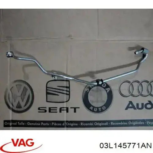 Comprar 03L145771AN VAG Tubo de suministro de aceite a la turbina