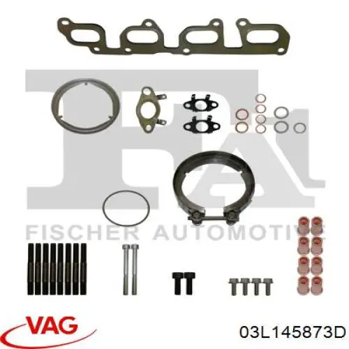 03L145873D VAG Turbo para motor