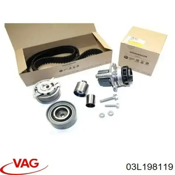 Juego de correas dentadas VAG 03L198119 precio, desde 212,10 USD