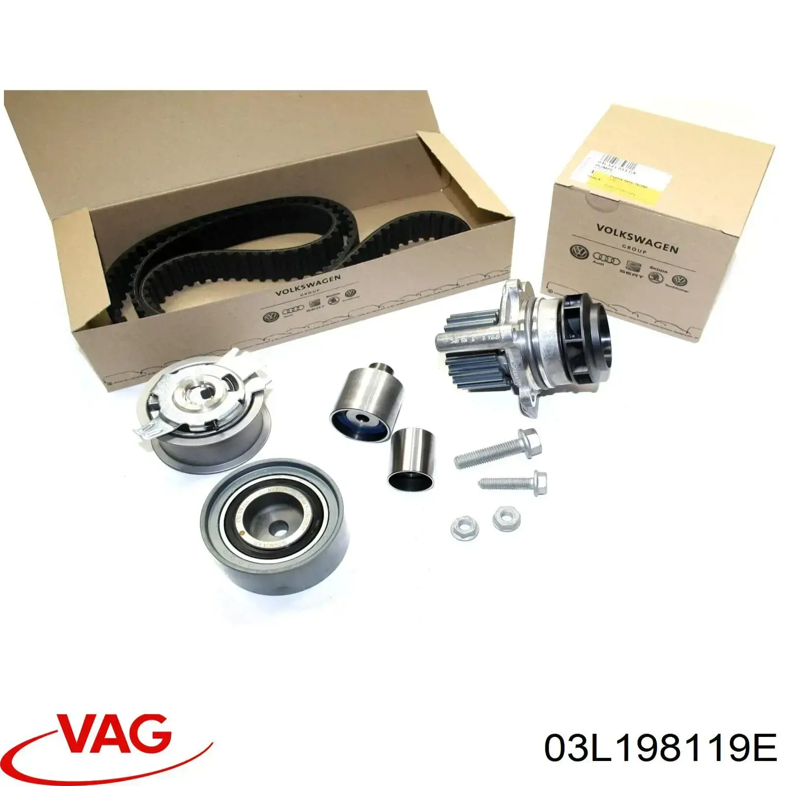 Juego de correas dentadas VAG 03L198119E precio, desde 212,10 USD