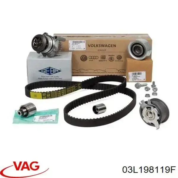 Juego de correas dentadas VAG 03L198119F precio, desde 136,99 EUR