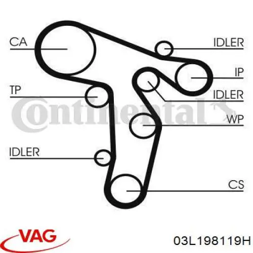  VAG 03L198119H precio, desde 311,57 EUR