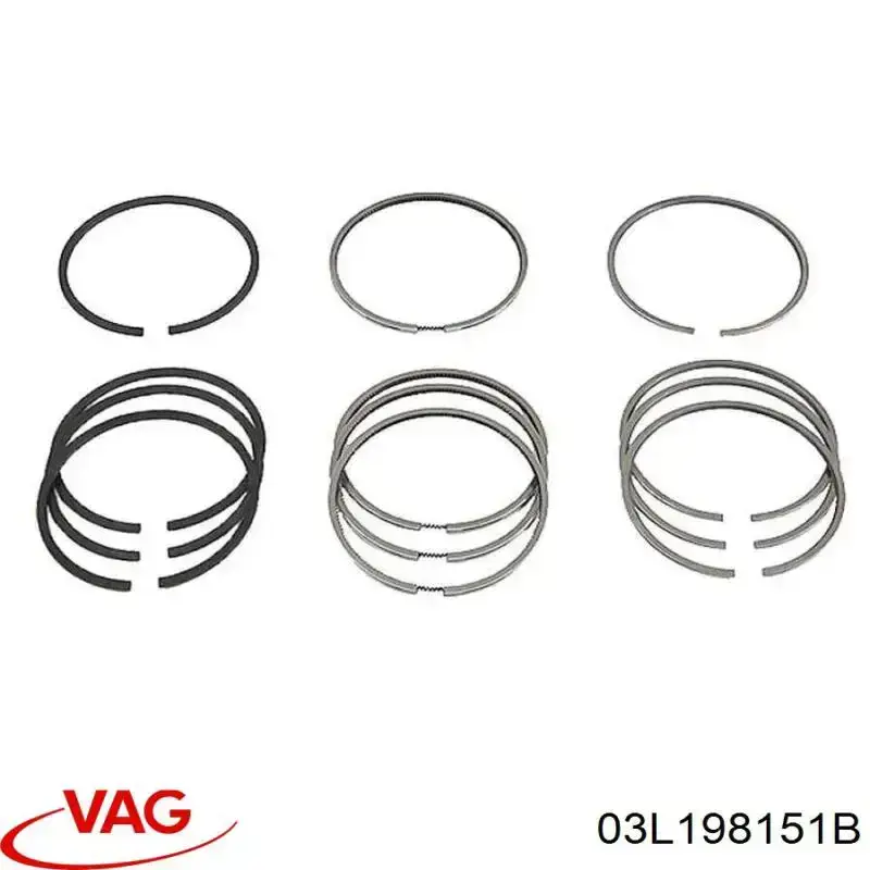 Juego de anillos de pistón para 1 cilindro, STD Kolbenschmidt 800111210000 precio, desde 25,35 EUR