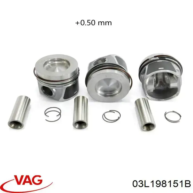 Comprar 03L198151B VAG Aros de pistón para 1 cilindro, STD