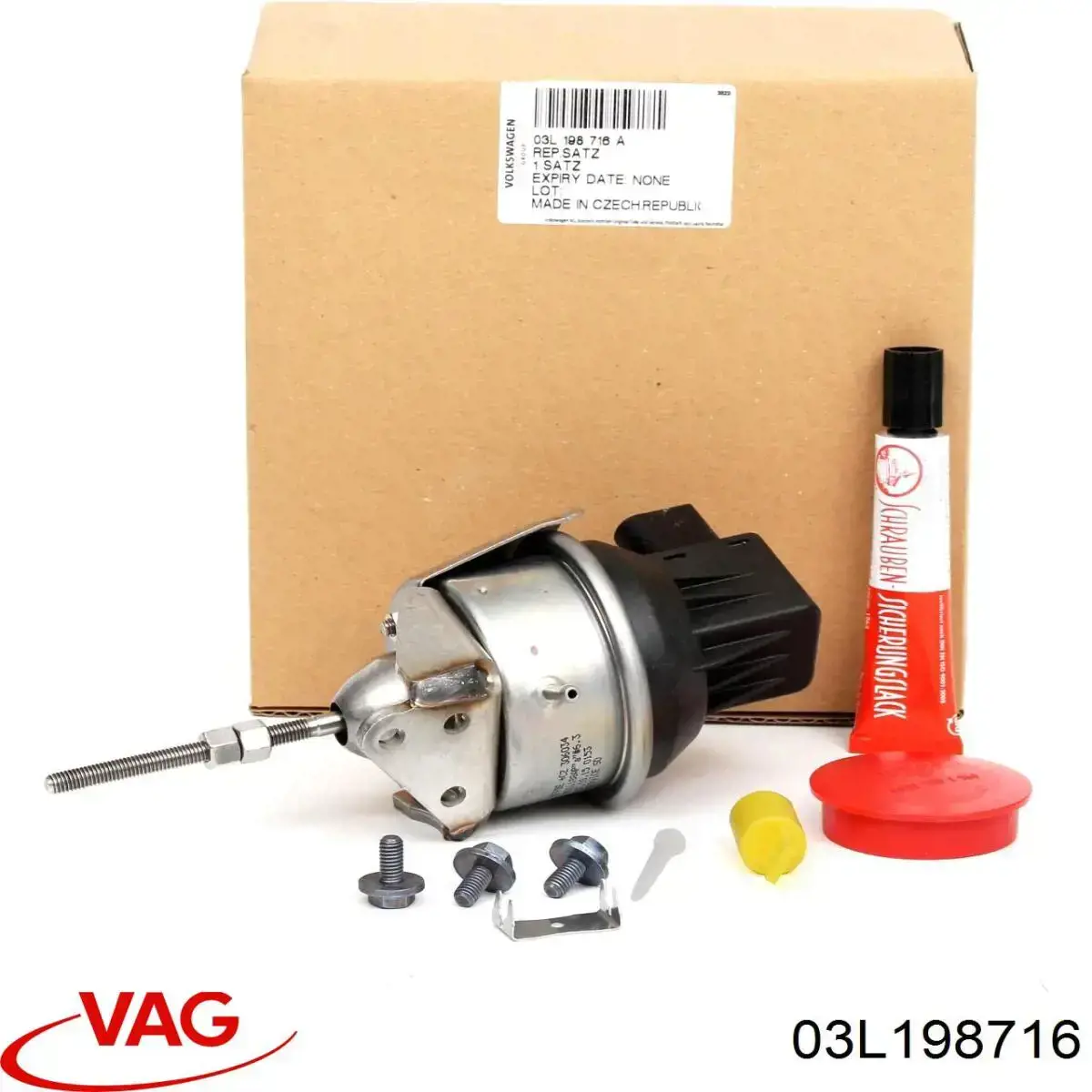 Actuador del turbo 03L198716 VAG