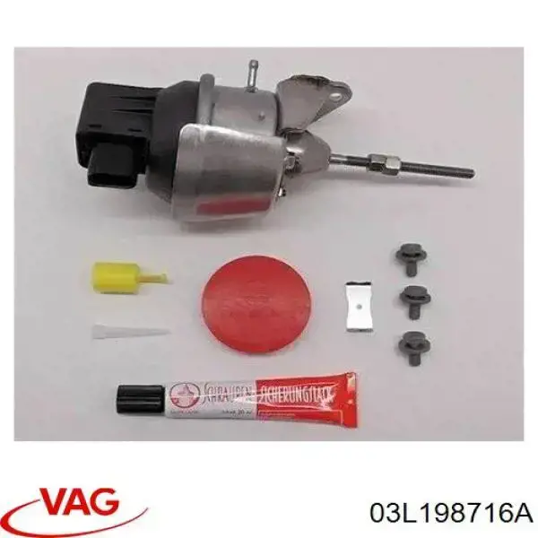 Actuador del turbo 03L198716A VAG
