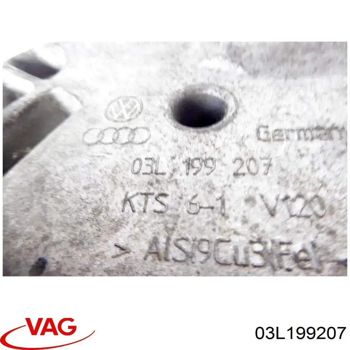 03L199207 VAG Soporte derecho del motor