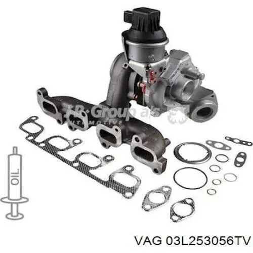 03L253056TV VAG Turbo para motor