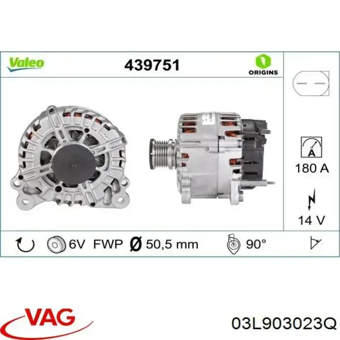 Comprar 03L903023Q VAG Dynamo