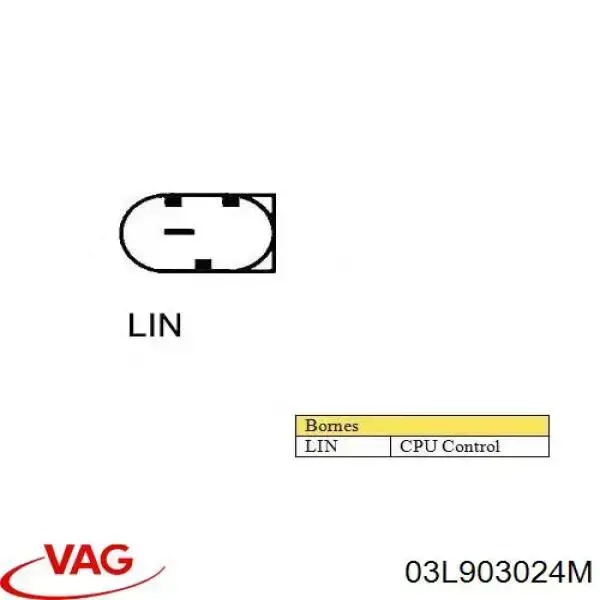 Generador VAG 03L903024M