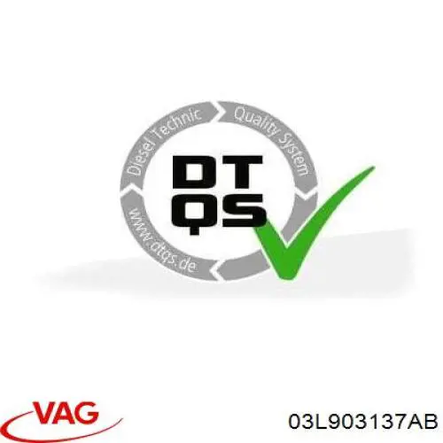 Correa de alternador 03L903137AB VAG
