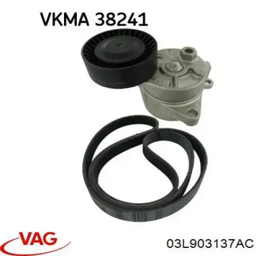 Correa de transmisión trapezoidal VAG 03L903137AC precio, desde 13,52 EUR
