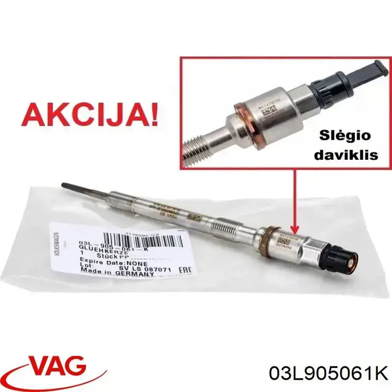 Comprar 03L905061K VAG Calentadores diésel