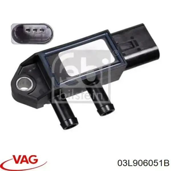 Comprar 03L906051B VAG Sensor de presion gases de escape