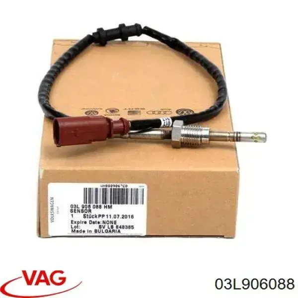Sensor de temperatura de gases de escape antes de la turbina VAG 03L906088 precio, desde 69,65 EUR