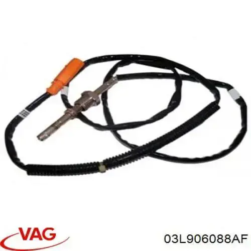 Sensor de temperatura de gases de escape después del filtro de partículas 03L906088AF VAG