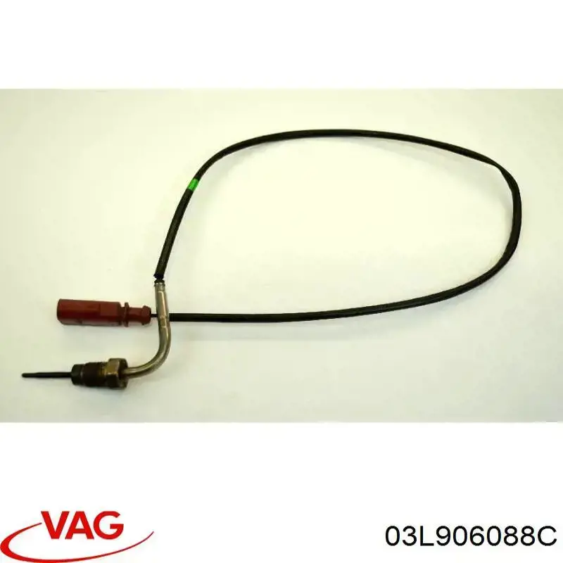 03L906088C VAG sensor de temperatura, gas de escape, antes de filtro hollín/partículas