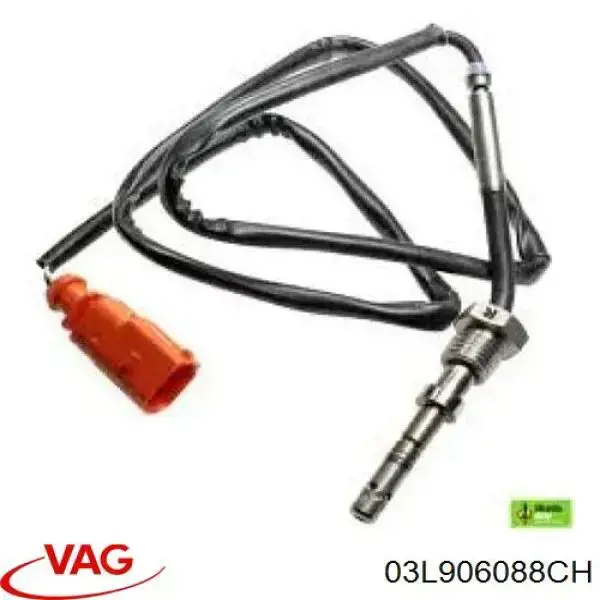 03L906088CH VAG sensor de temperatura, gas de escape, después de filtro hollín/partículas