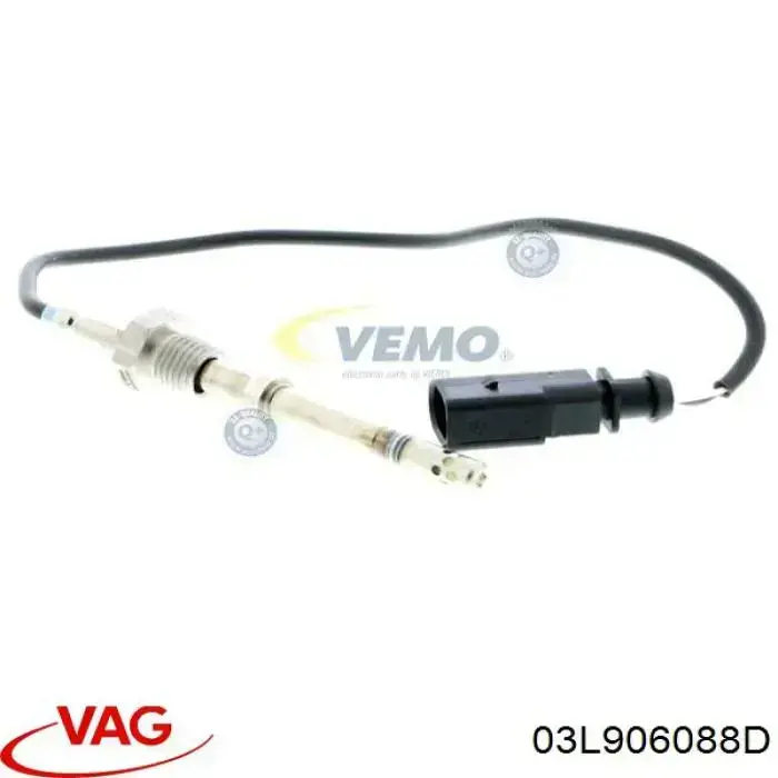 Sensor de temperatura de gases de escape antes del filtro de partículas VAG 03L906088D precio, desde 92,32 EUR