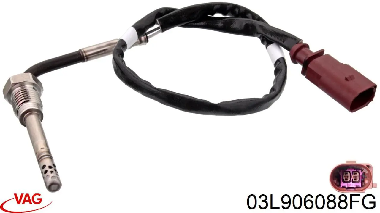 Sensor de temperatura de gases de escape antes del filtro de partículas VAG 03L906088FG