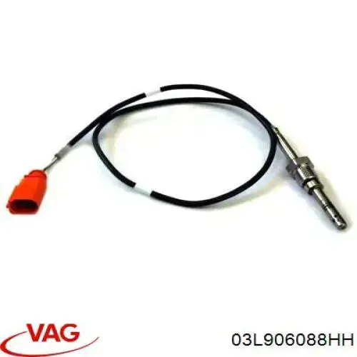 03L906088HH VAG sensor de temperatura, gas de escape, después de filtro hollín/partículas