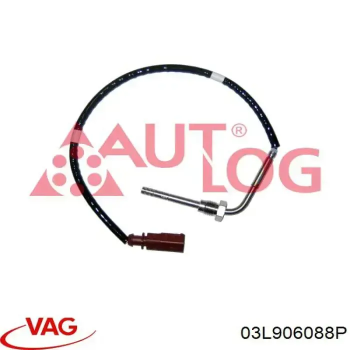 Sensor de temperatura de gases de escape antes del filtro de partículas VAG 03L906088P