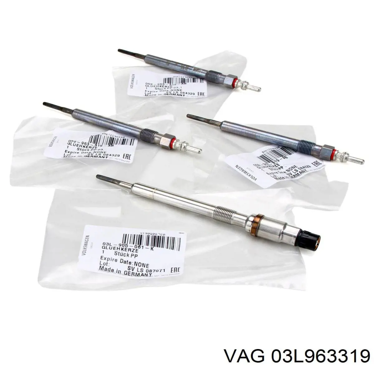 Bujías incandescentes VAG 03L963319 precio, desde 10,90 EUR