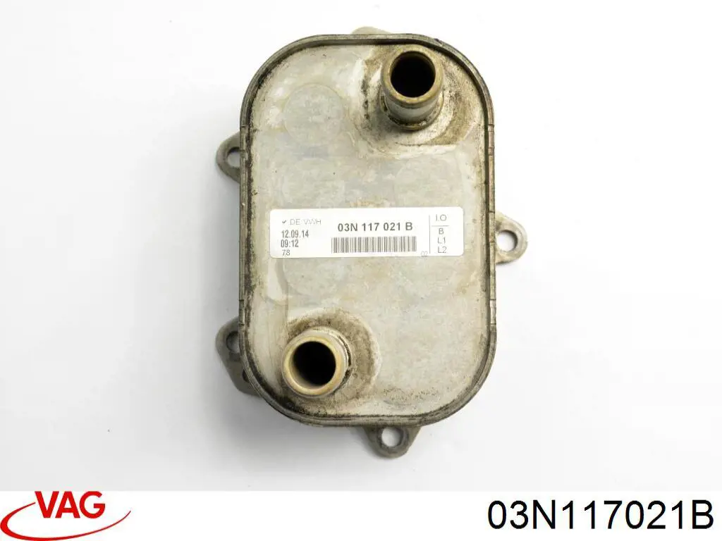 Radiador de aceite 03N117021B VAG